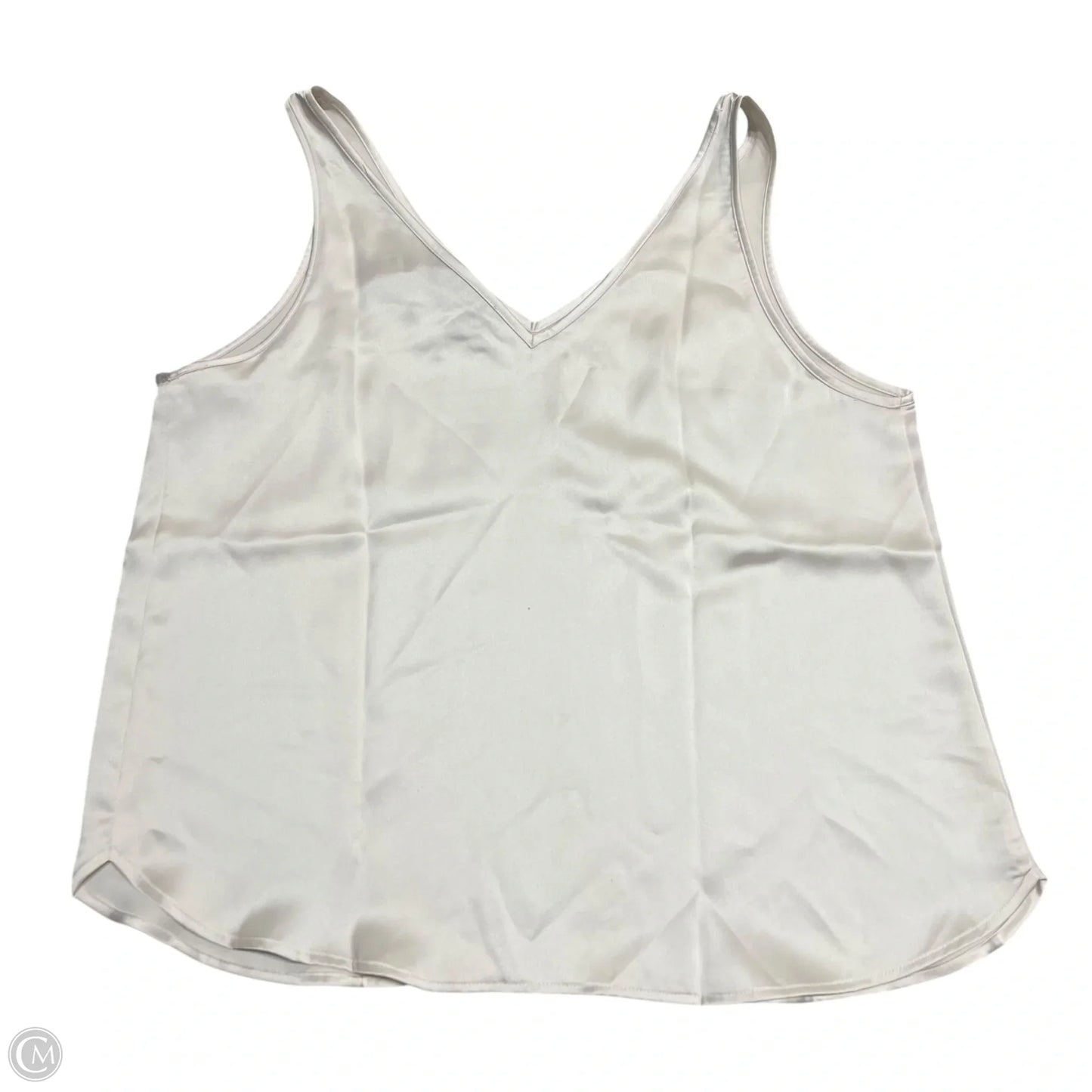 Top Sleeveless By Loft In Cream, Size: M