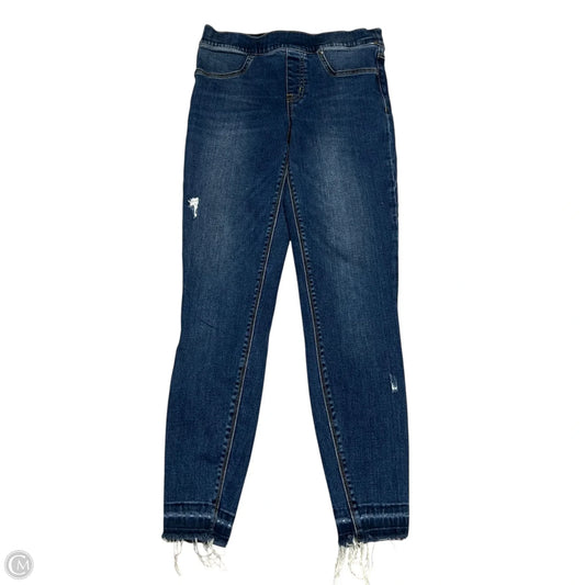 Jeans Jeggings By Spanx In Blue Denim, Size: 4