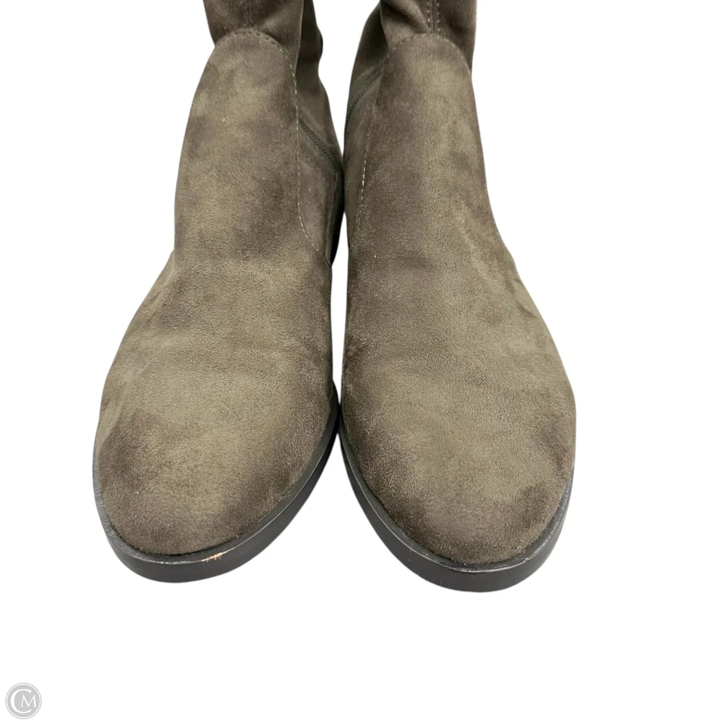 Boots Over-the-knee Heels By Vince Camuto In Taupe, Size: 10