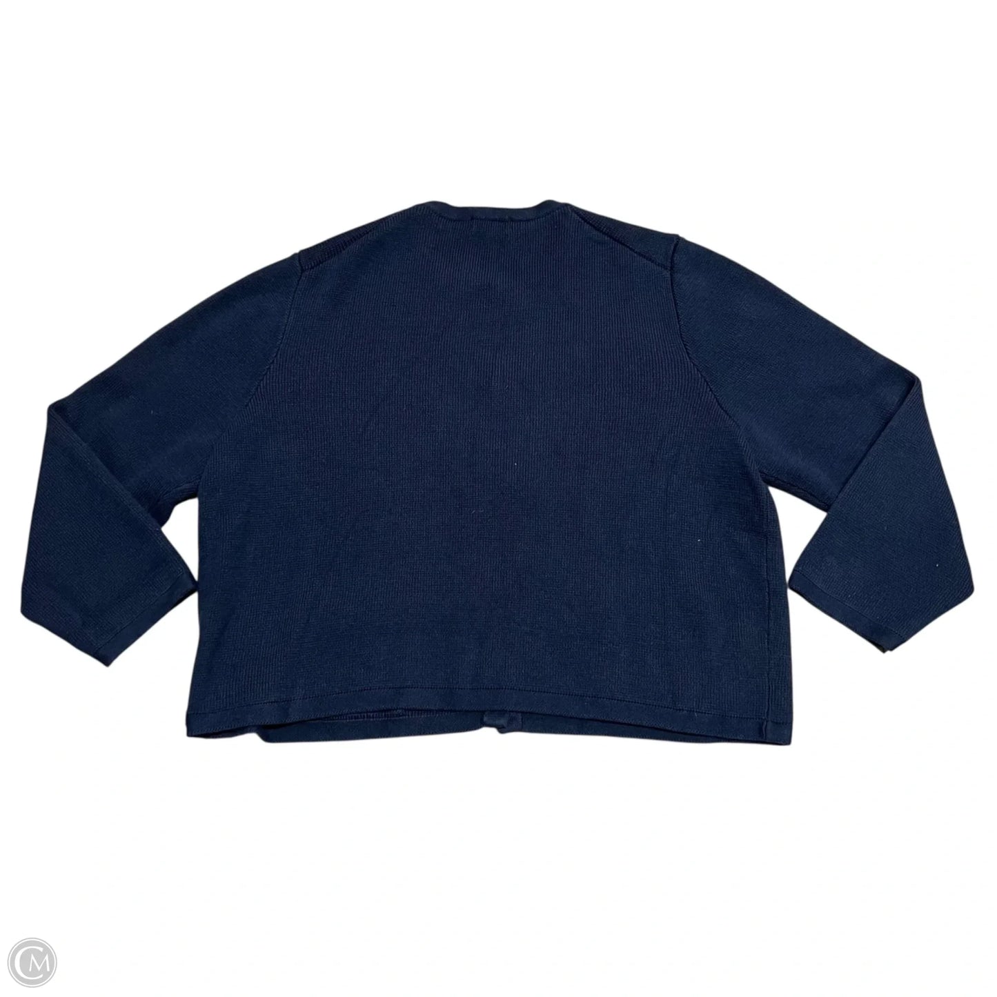 Sweater Cardigan By J. Crew In Navy, Size: 2x
