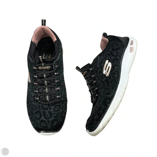 Shoes Athletic By Skechers In Black, Size: 7