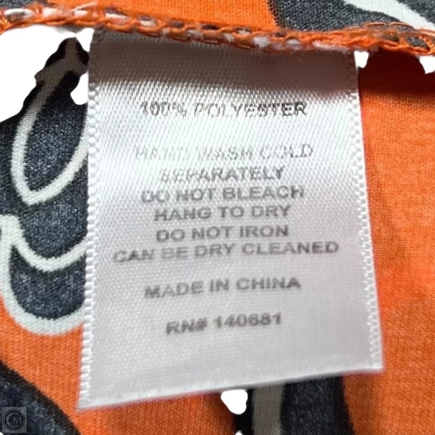 Skirt Mini & Short By Unique Vintage In Black & Orange, Size: 2x