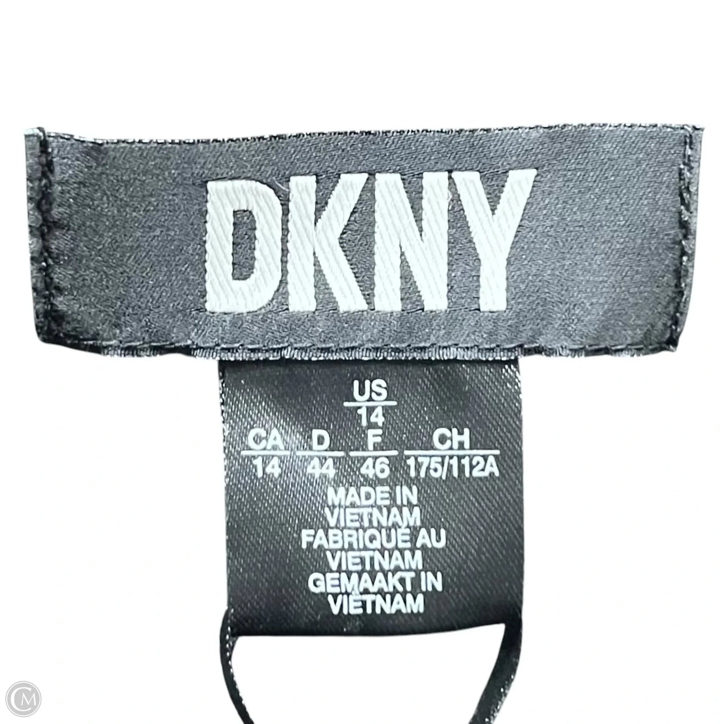 Dress Casual Midi By Dkny In Black, Size: L