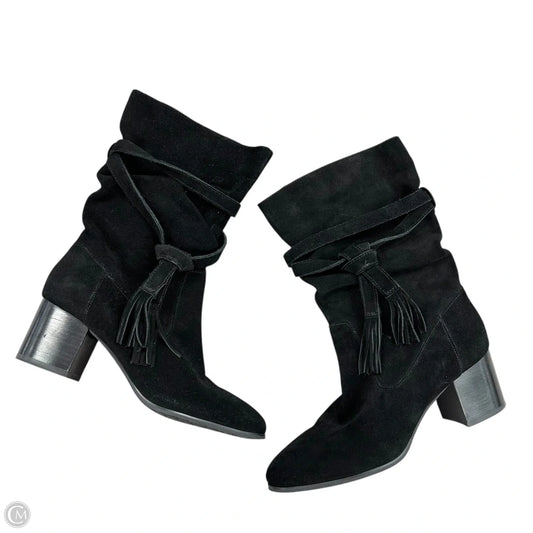Boots Ankle Heels By Tahari In Black, Size: 10
