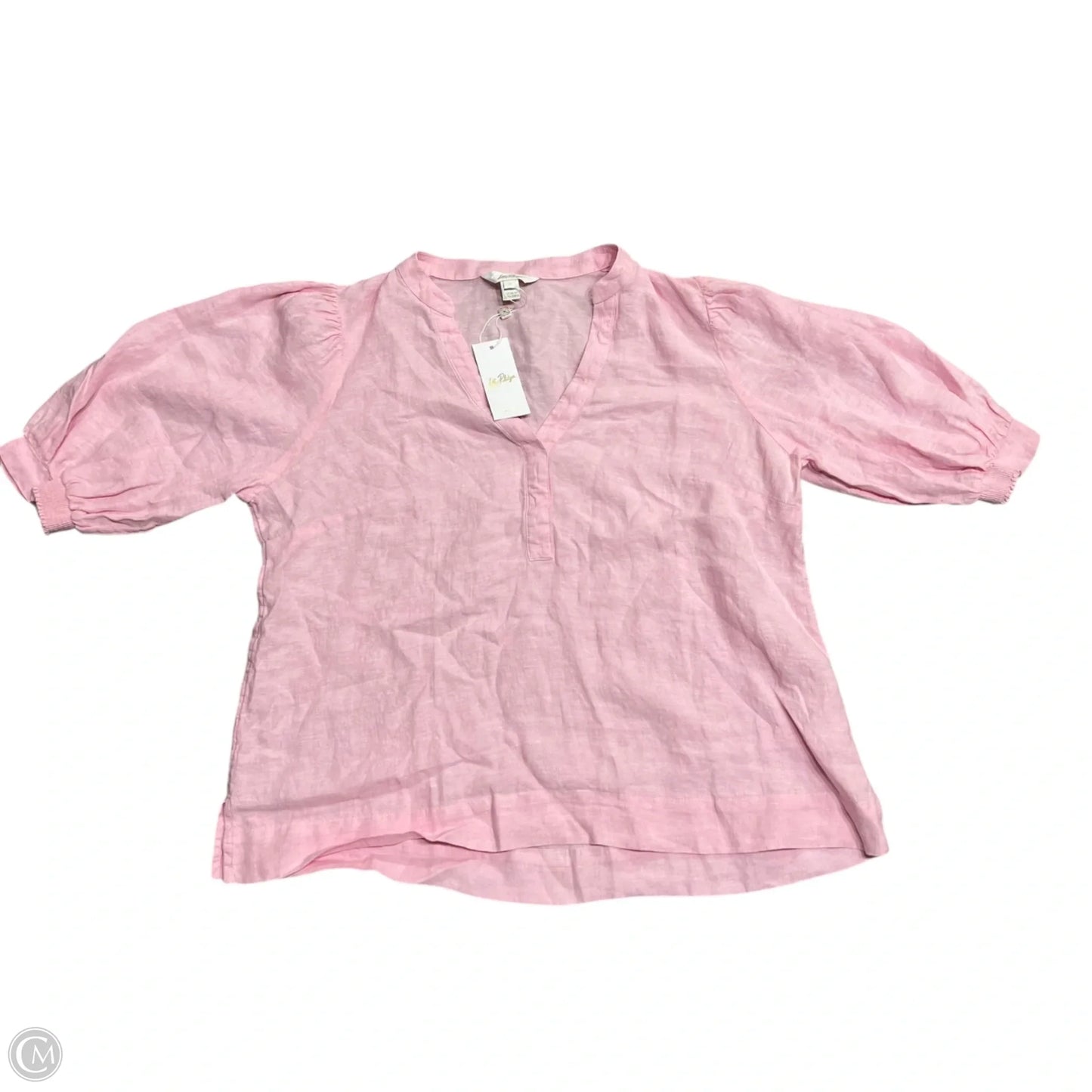 Top Sleeveless Designer By Lilly Pulitzer In Pink, Size: Xl