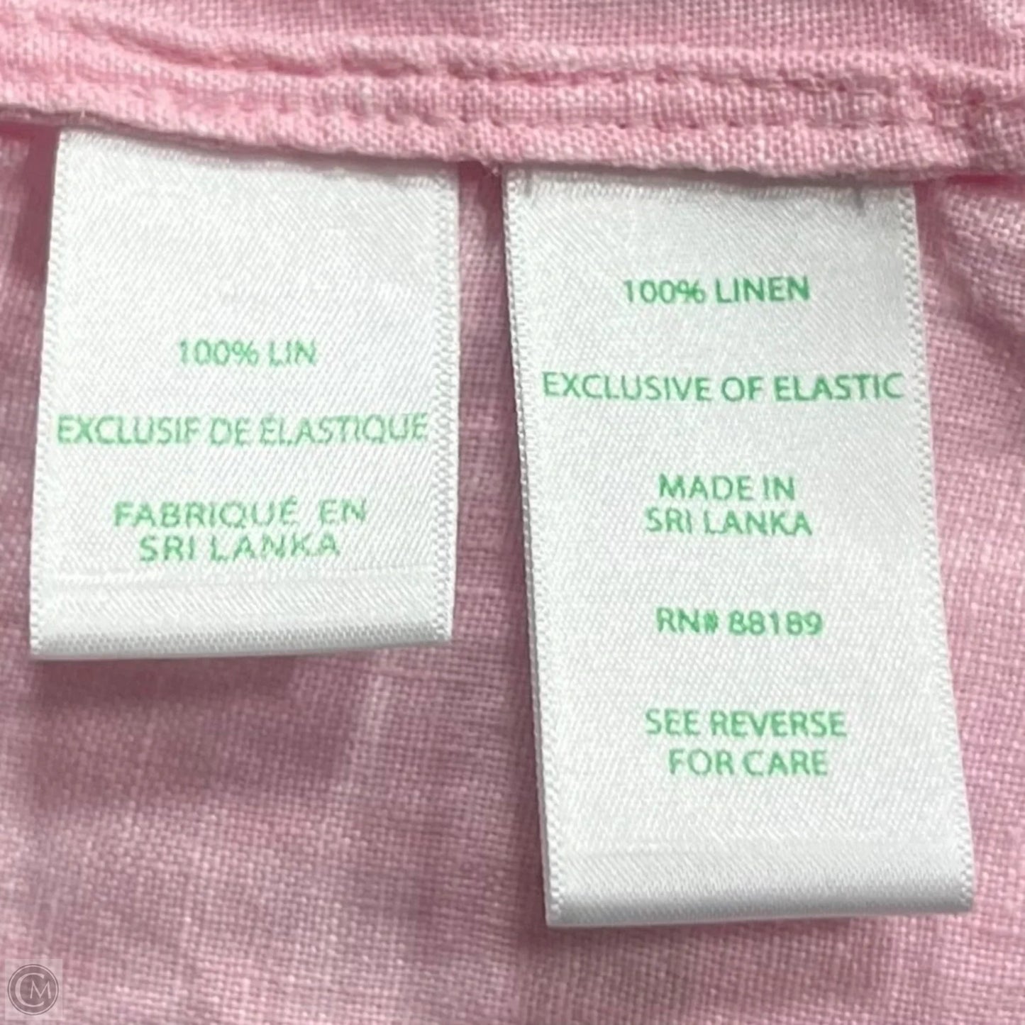 Top Sleeveless Designer By Lilly Pulitzer In Pink, Size: Xl