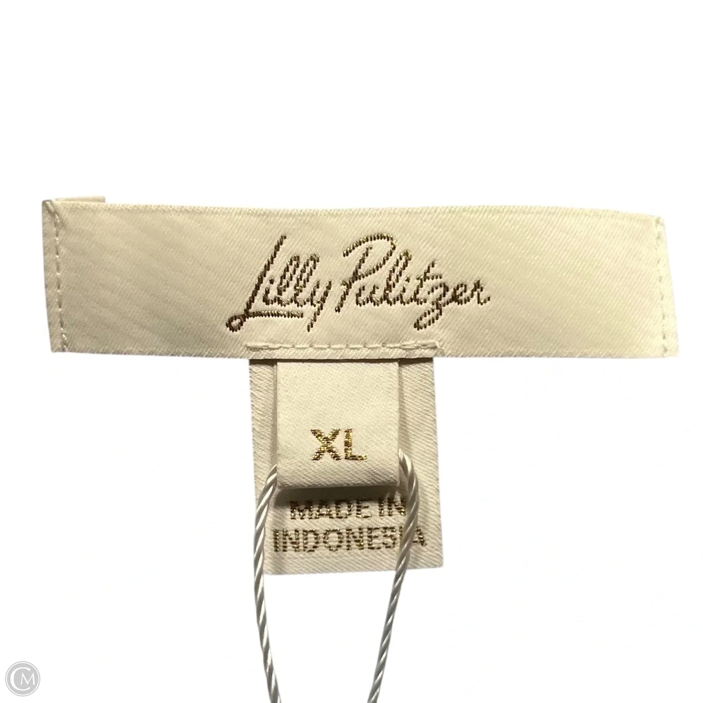 Top Sleeveless Designer By Lilly Pulitzer In Blue, Size: Xl