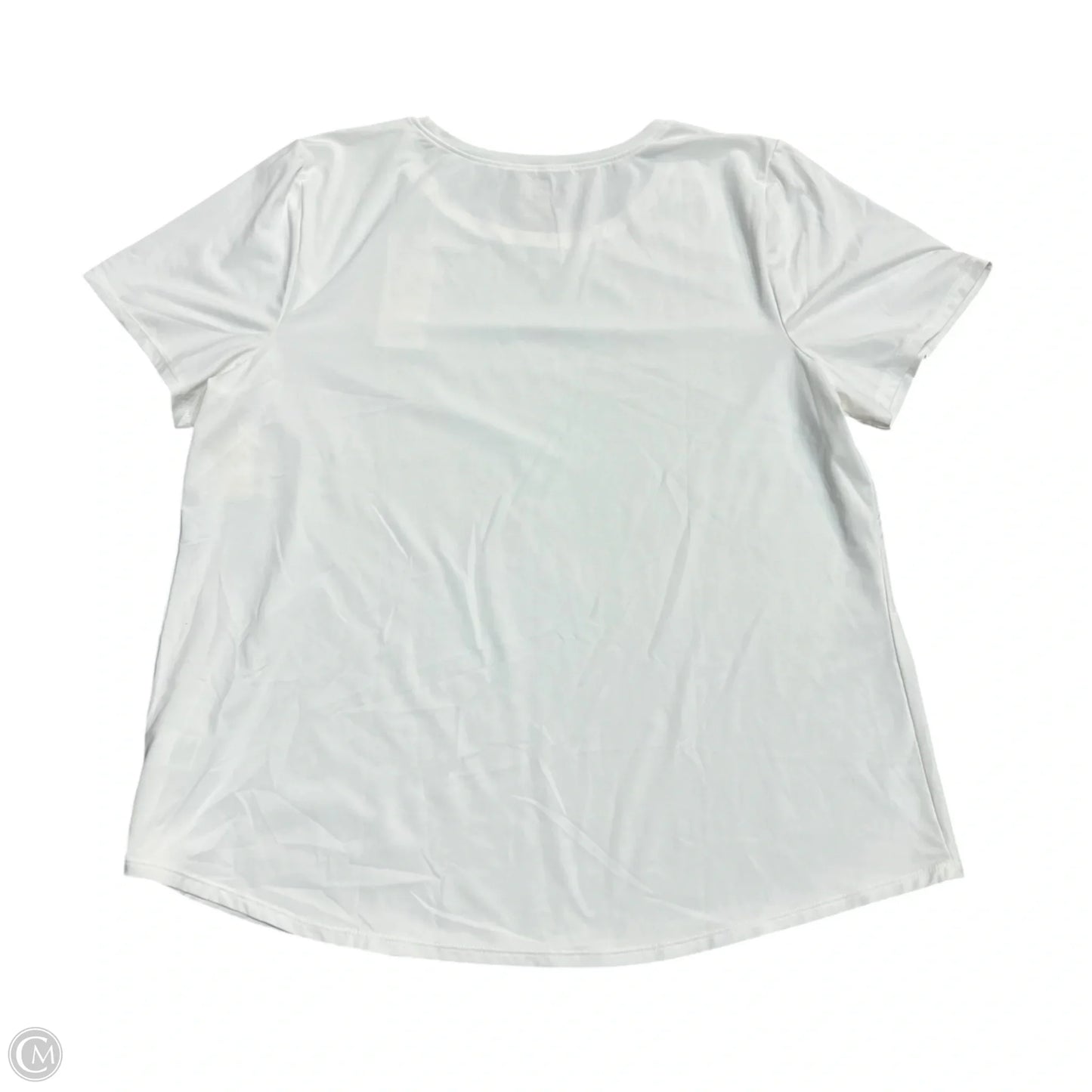 Top Short Sleeve Designer By Lilly Pulitzer In Cream, Size: Xl