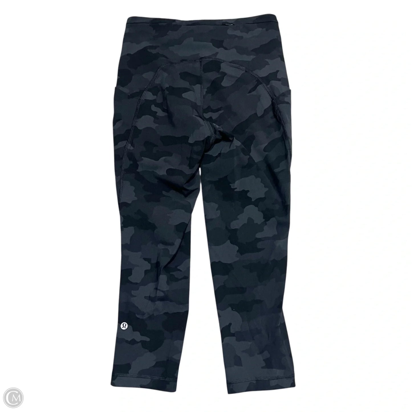 Athletic Capris By Lululemon In Camouflage Print, Size: S