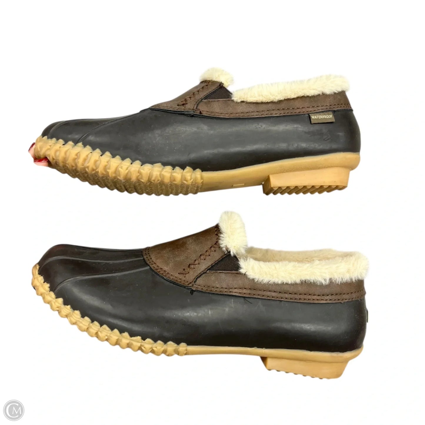 Boots Ankle Flats By Jbu By Jambu In Bronze, Size: 11