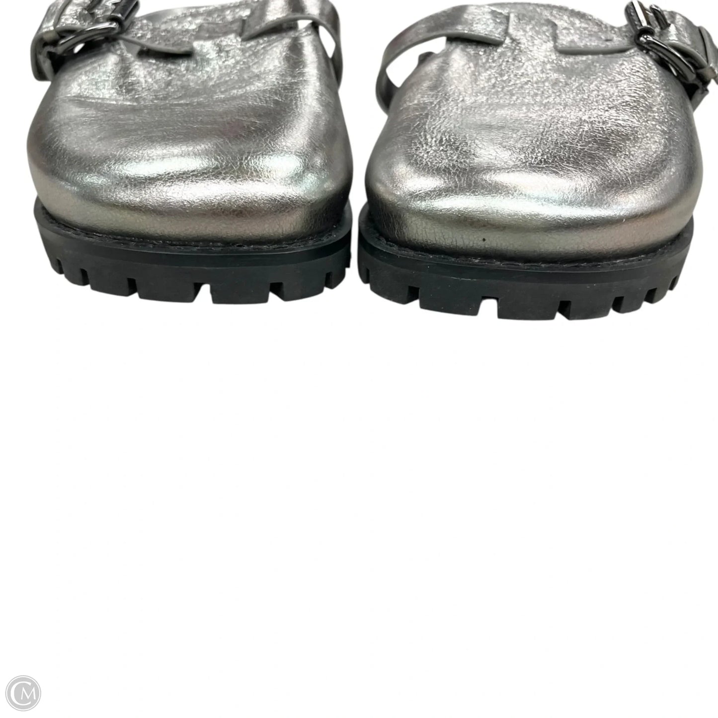 Shoes Flats By Michael By Michael Kors In Silver, Size: 8