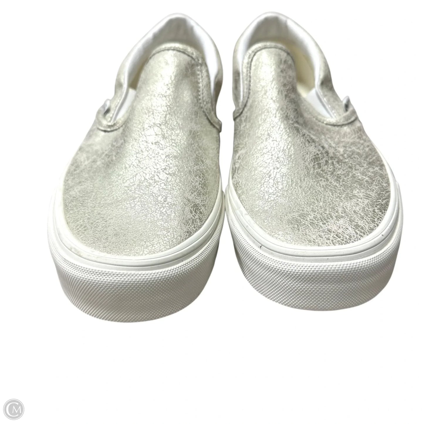 Shoes Sneakers By Vans In Gold, Size: 10.5