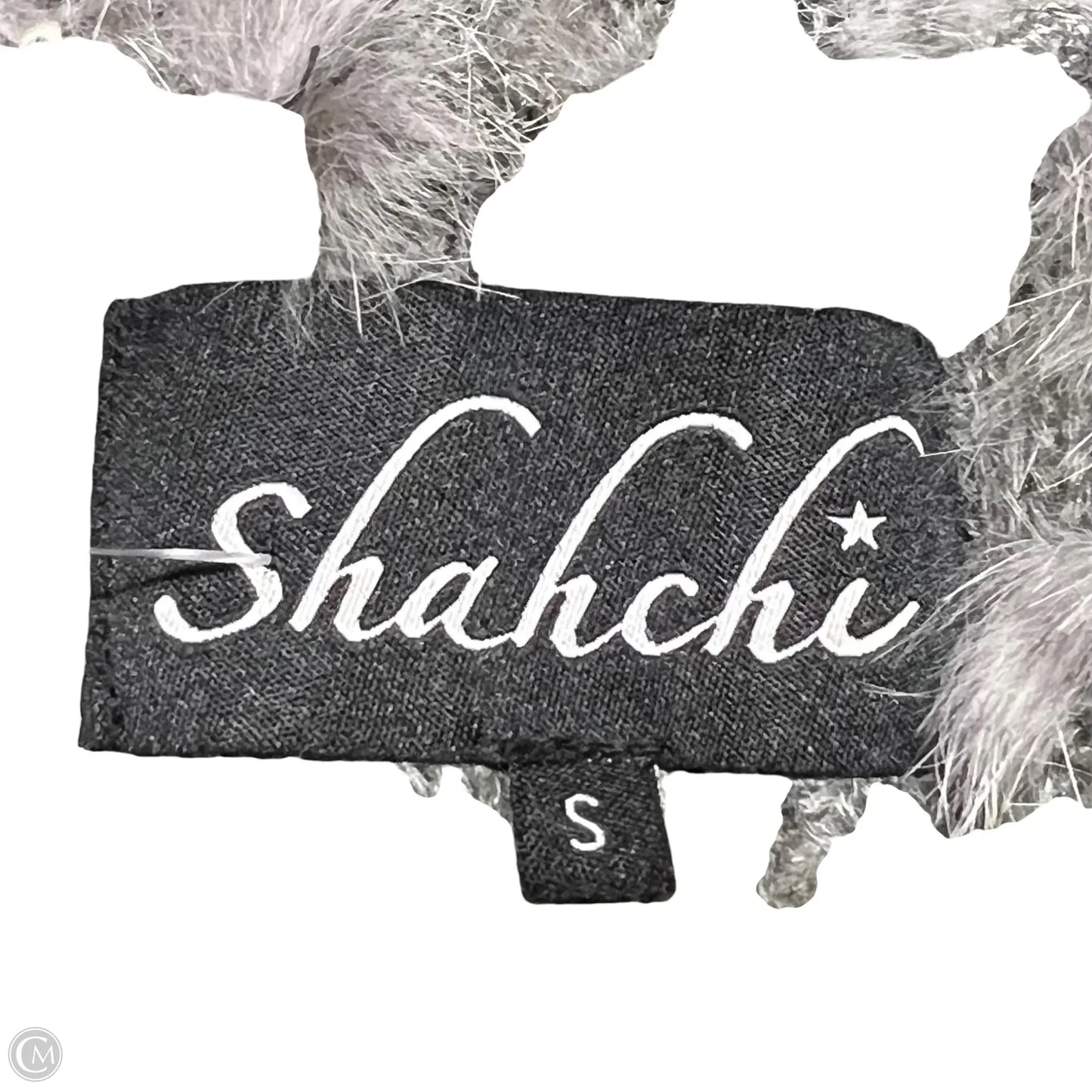 Sweater Cardigan Fur By Shahchi In Grey, Size: S