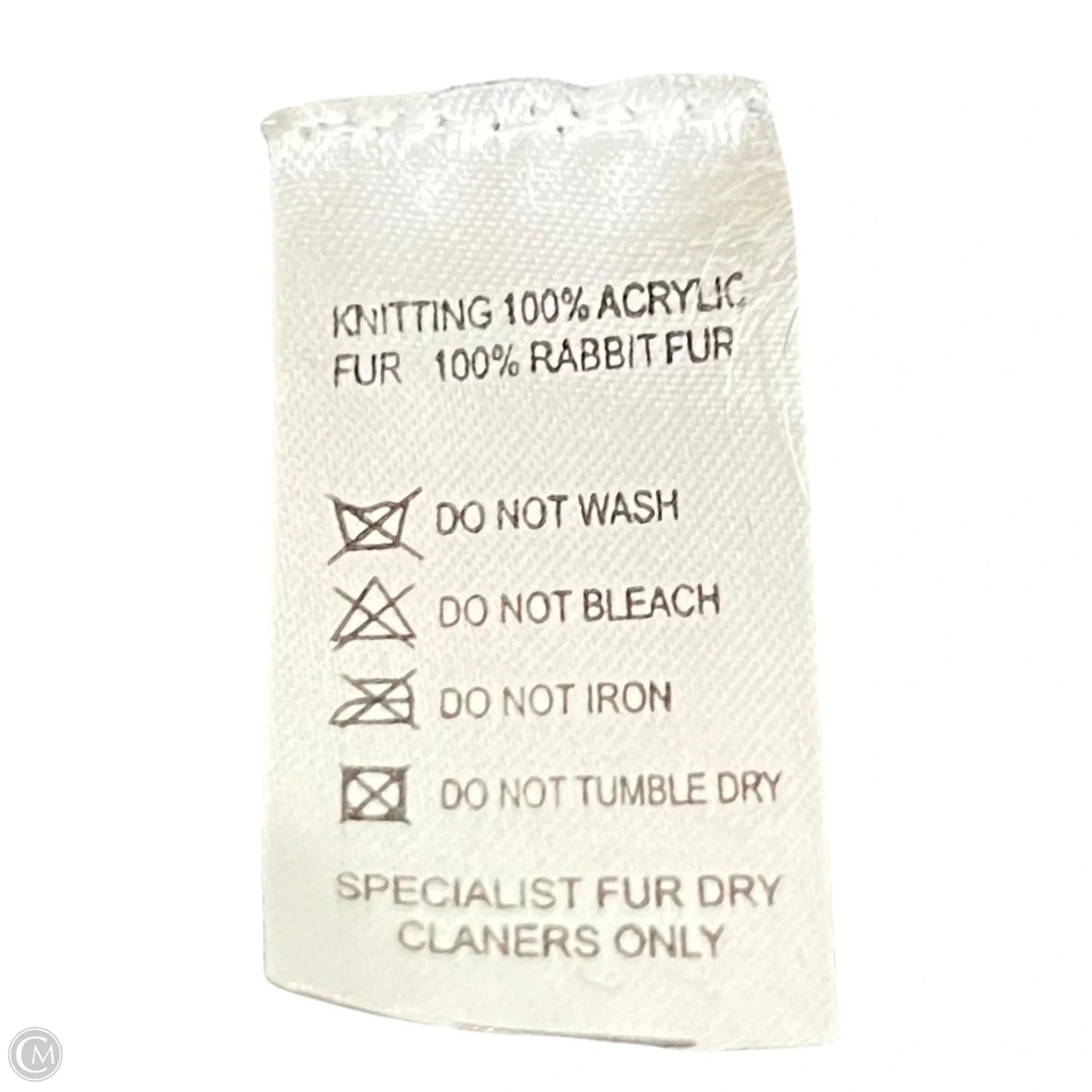 Sweater Cardigan Fur By Shahchi In Grey, Size: S