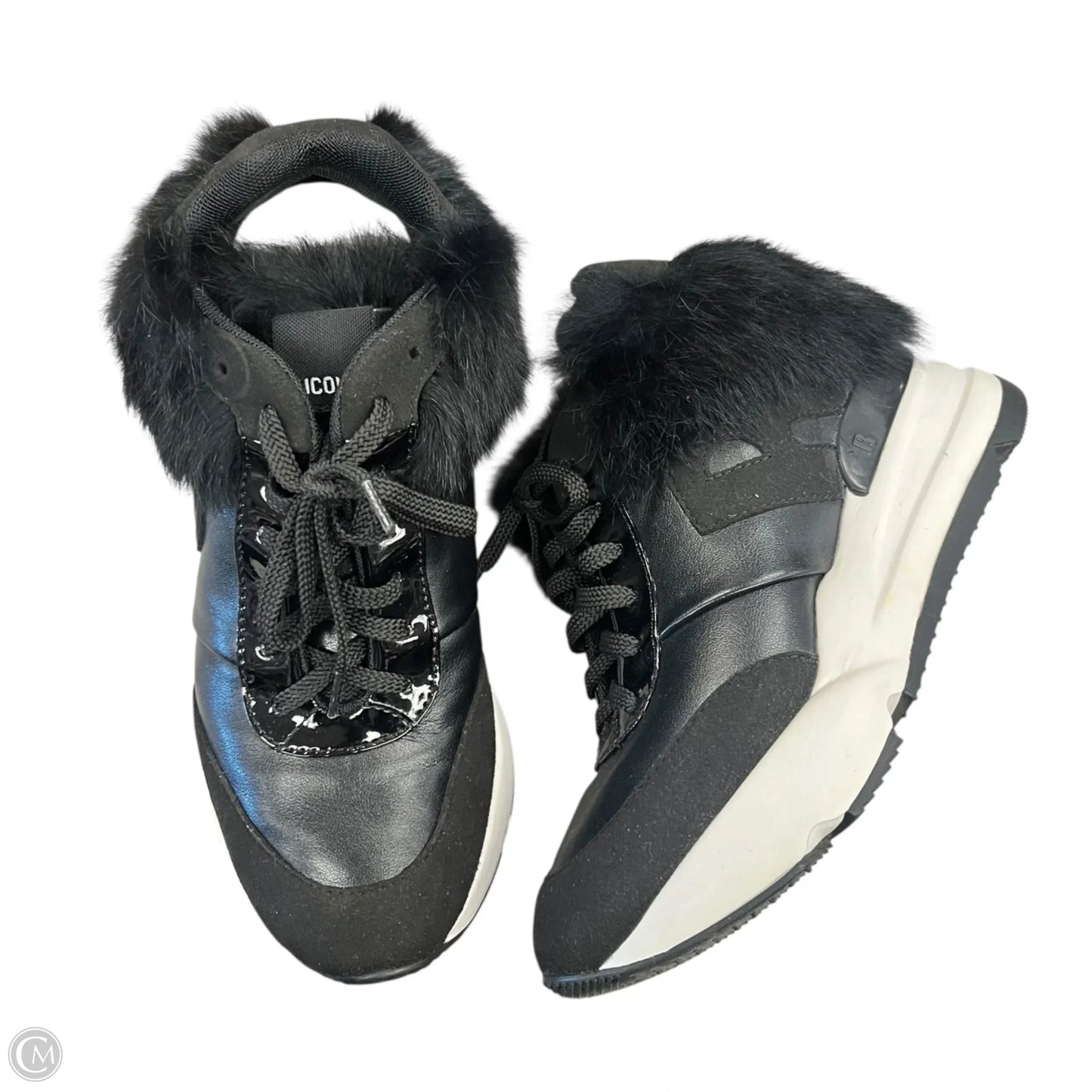 Shoes Sneakers By Rucoline In Black & White, Size: 5.5