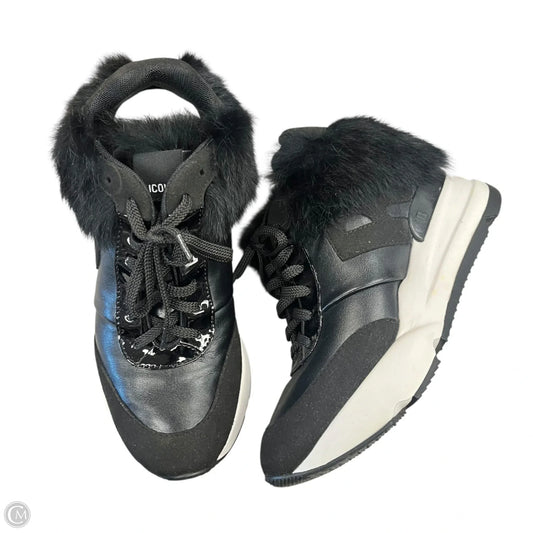 Shoes Sneakers By Rucoline In Black & White, Size: 5.5