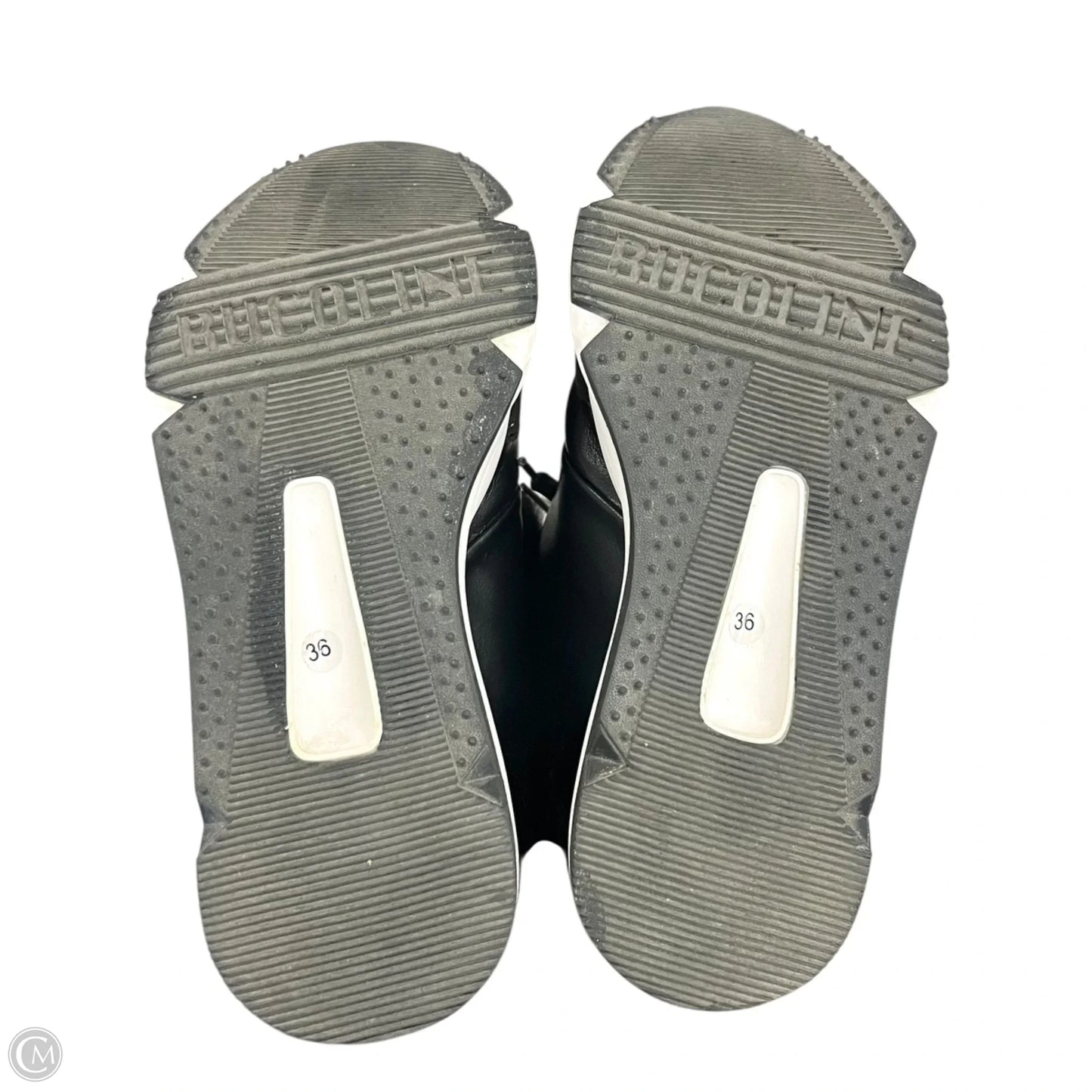 Shoes Sneakers By Rucoline In Black & White, Size: 5.5