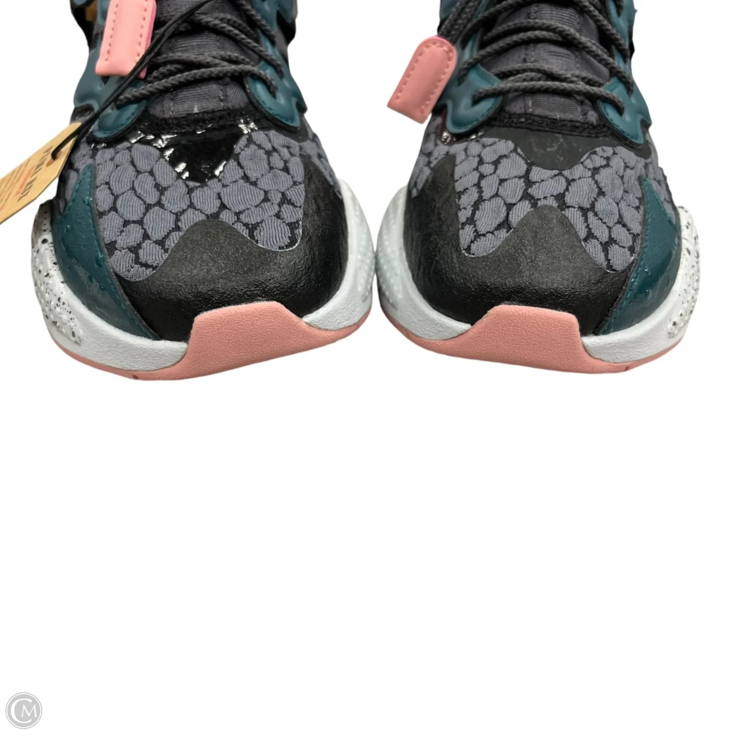 Shoes Sneakers By Puma In Green & Pink, Size: 7