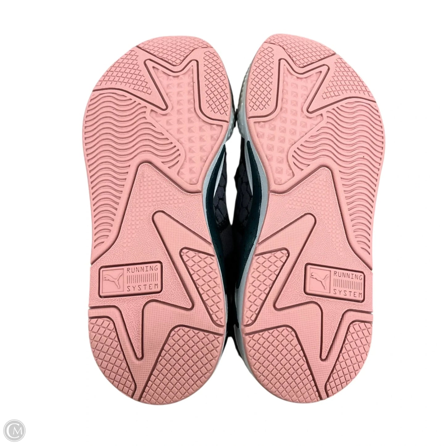 Shoes Sneakers By Puma In Green & Pink, Size: 7