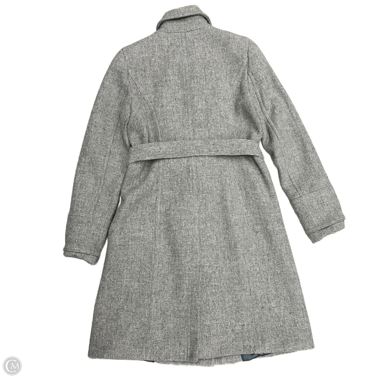 Coat Peacoat By J. Crew In Grey, Size: S