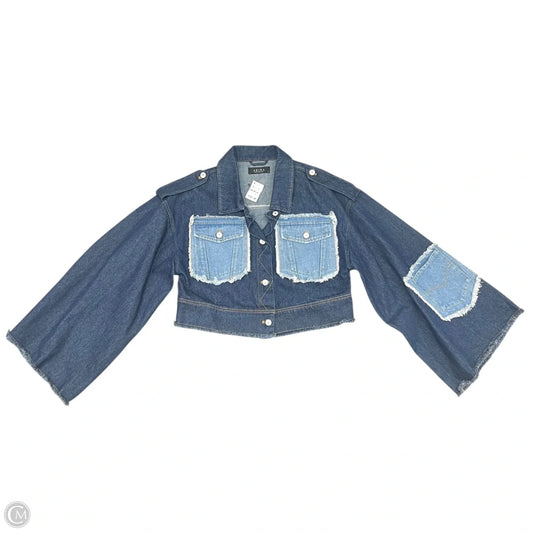 Jacket Denim By Akira In Blue Denim, Size: S
