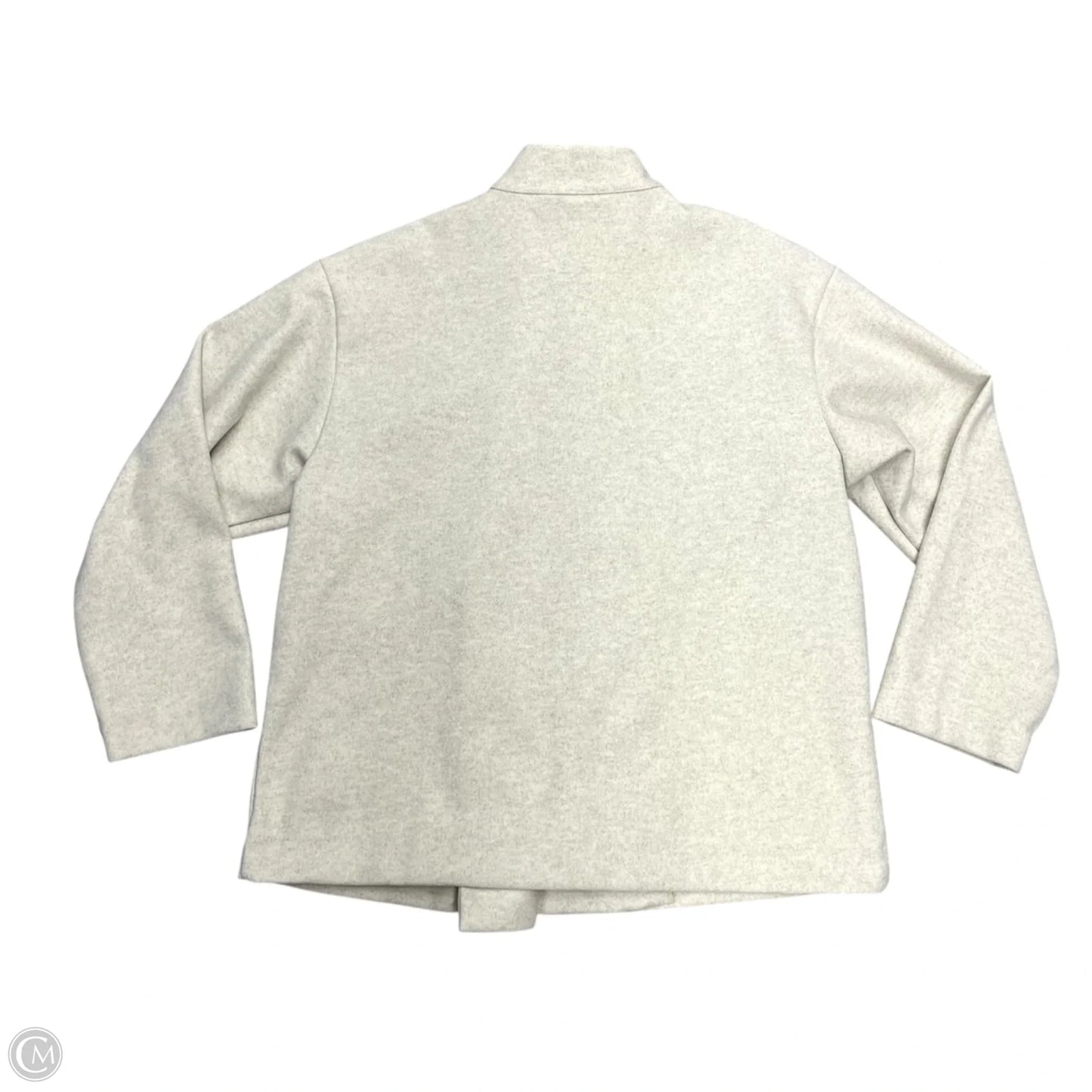 Coat Peacoat By Banana Republic In Cream, Size: L