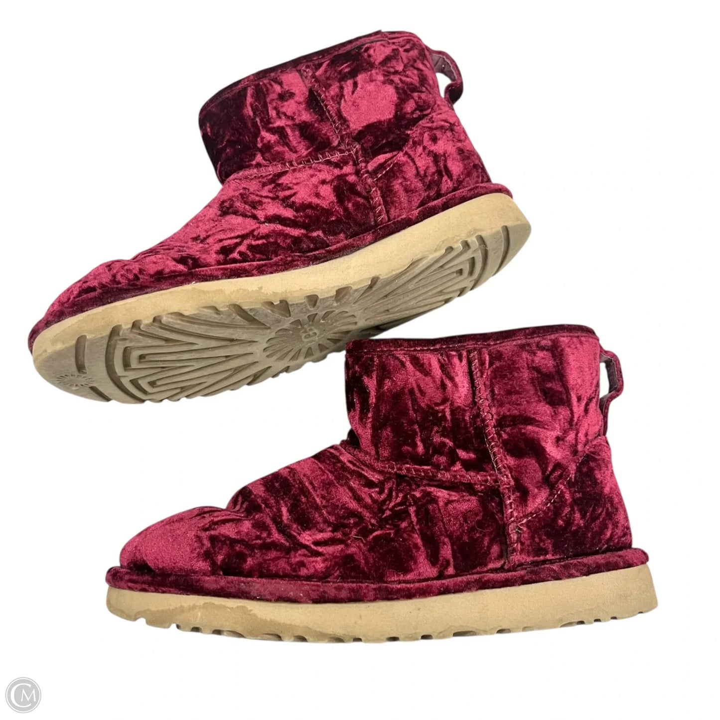 Boots Designer By Ugg In Red, Size: 8