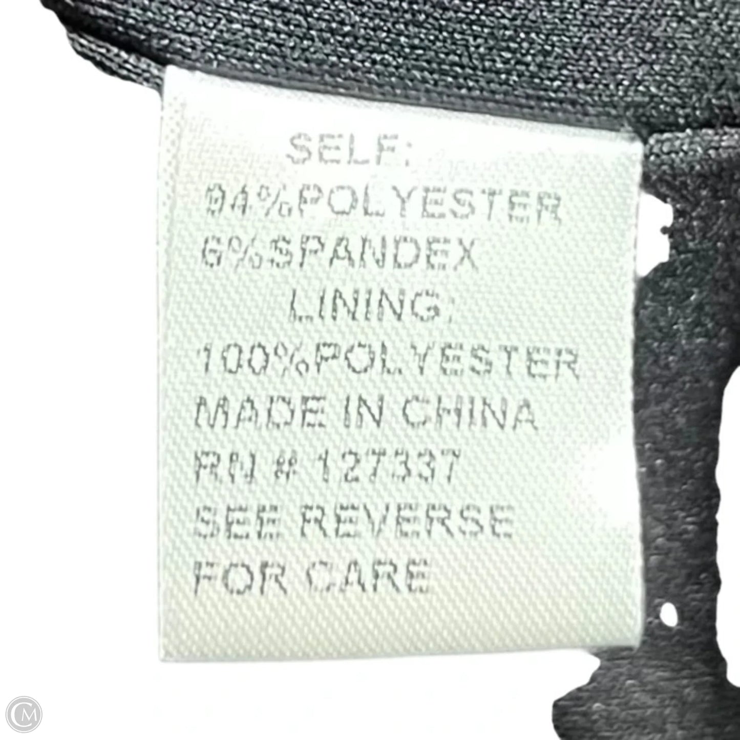 Dress Party Short By Mignon In Black & Gold, Size: S