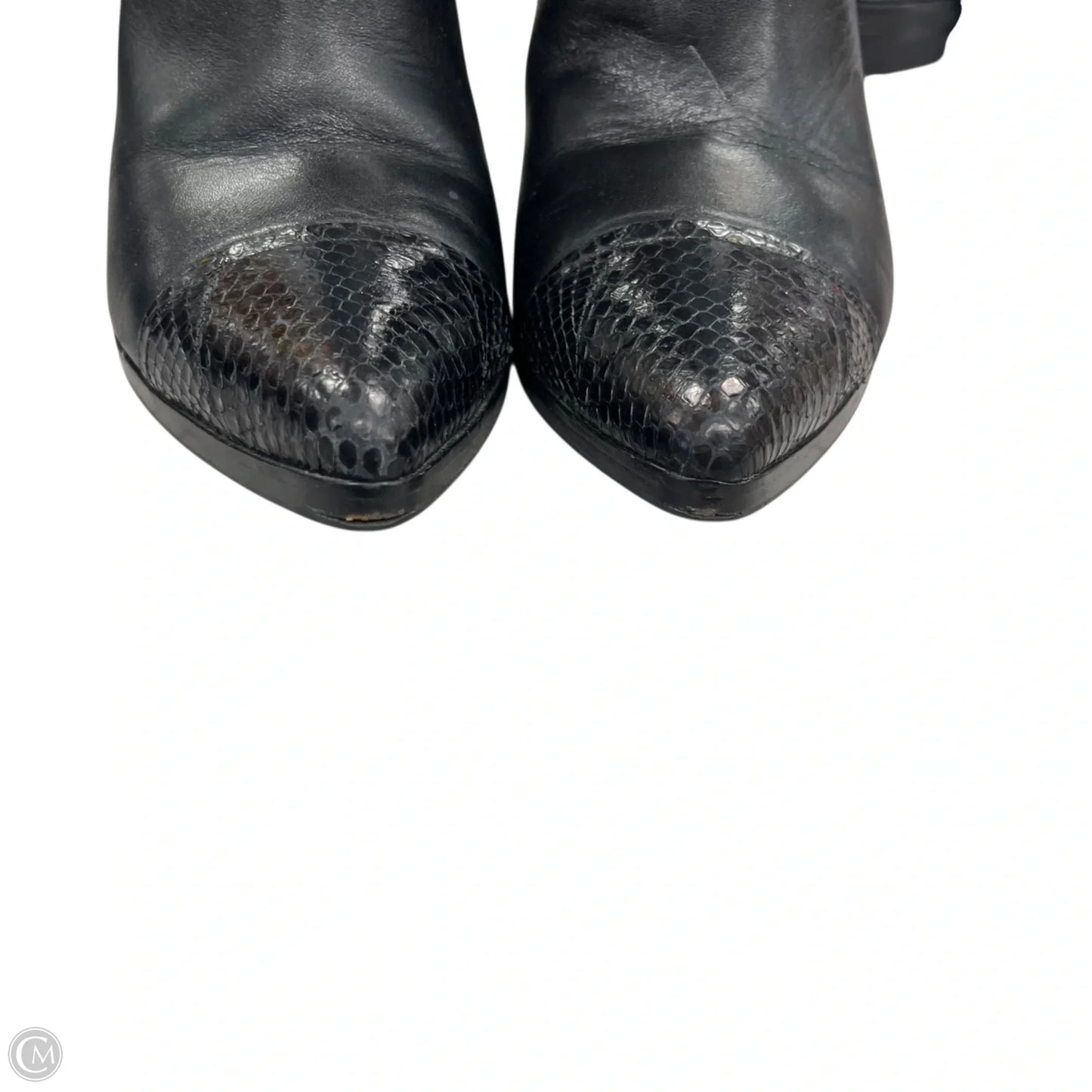 Boots Ankle Heels By Donald Pliner In Black, Size: 9.5