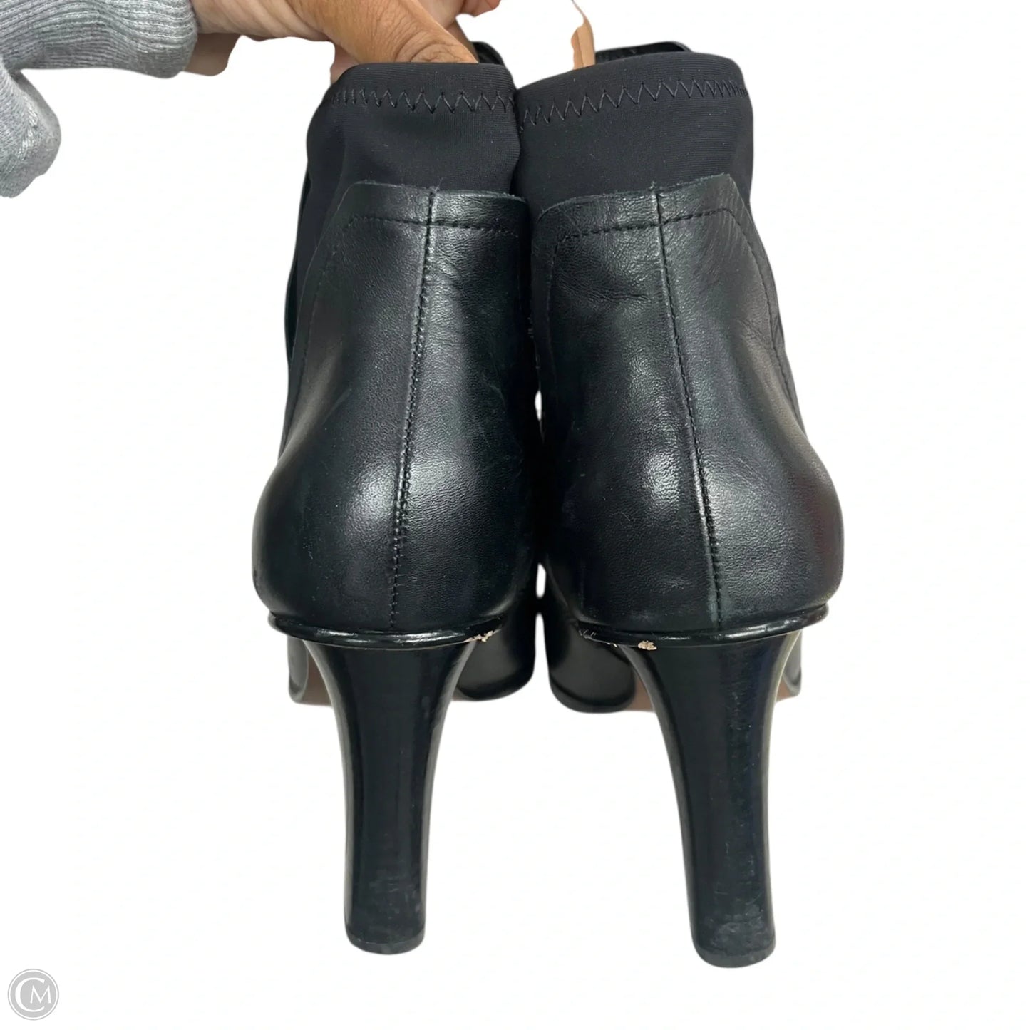 Boots Ankle Heels By Donald Pliner In Black, Size: 9.5