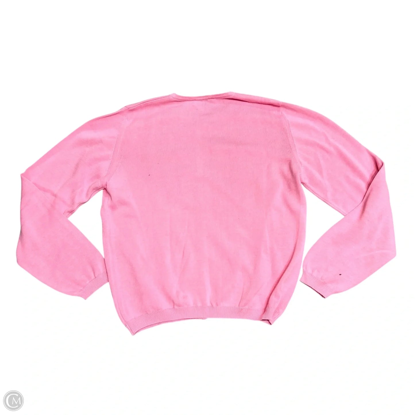 Sweater Cardigan Designer By Lilly Pulitzer In Pink, Size: M