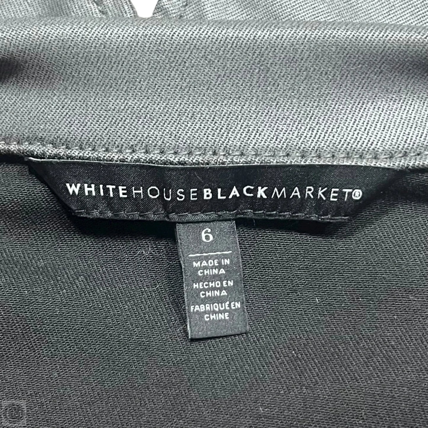Jacket Denim By White House Black Market In Grey Denim, Size: S