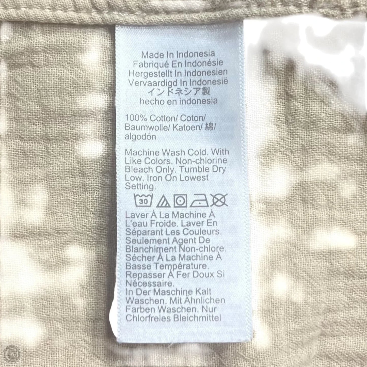 Top Long Sleeve By J. Crew In Tan, Size: 3x