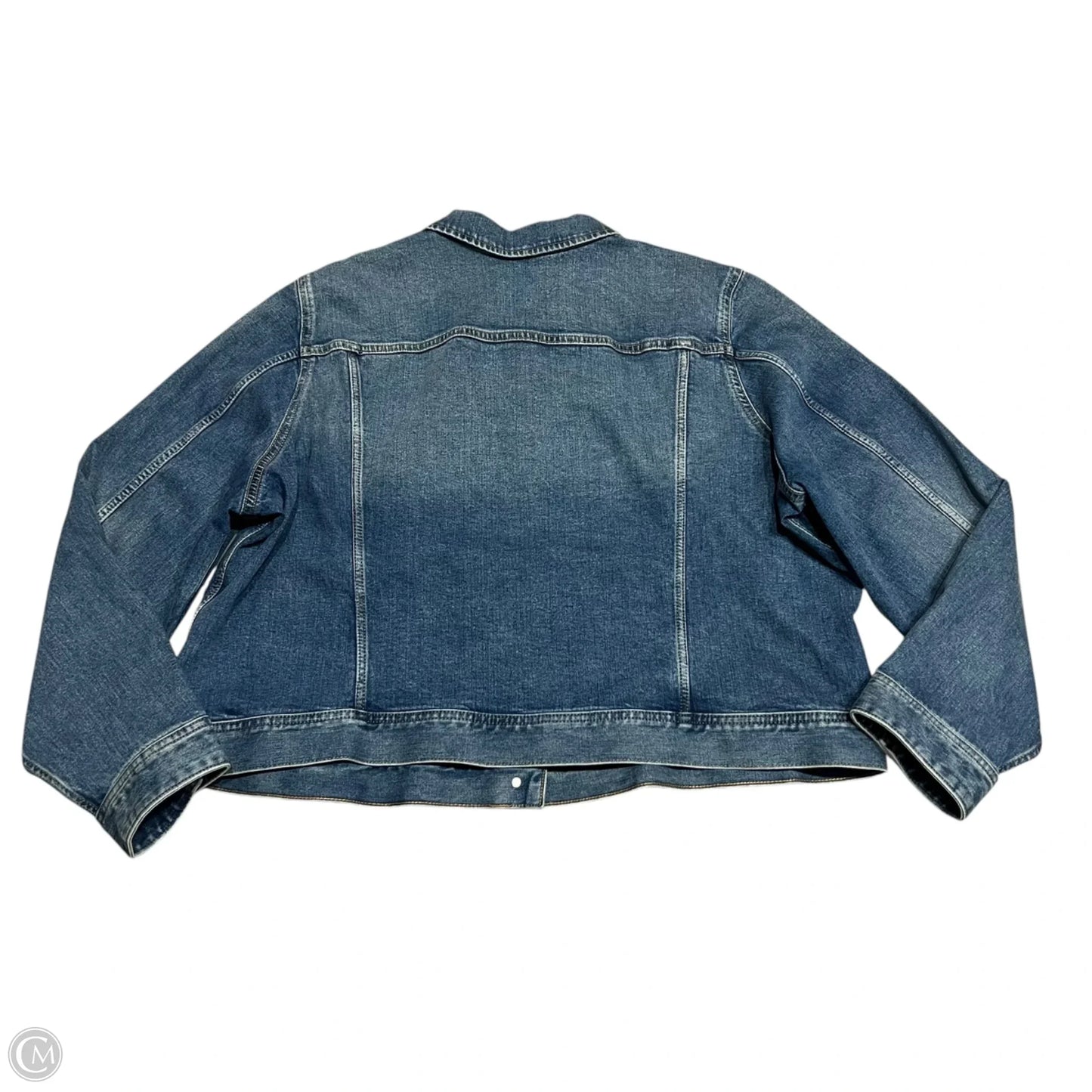 Jacket Denim By J. Crew In Blue Denim, Size: 3x