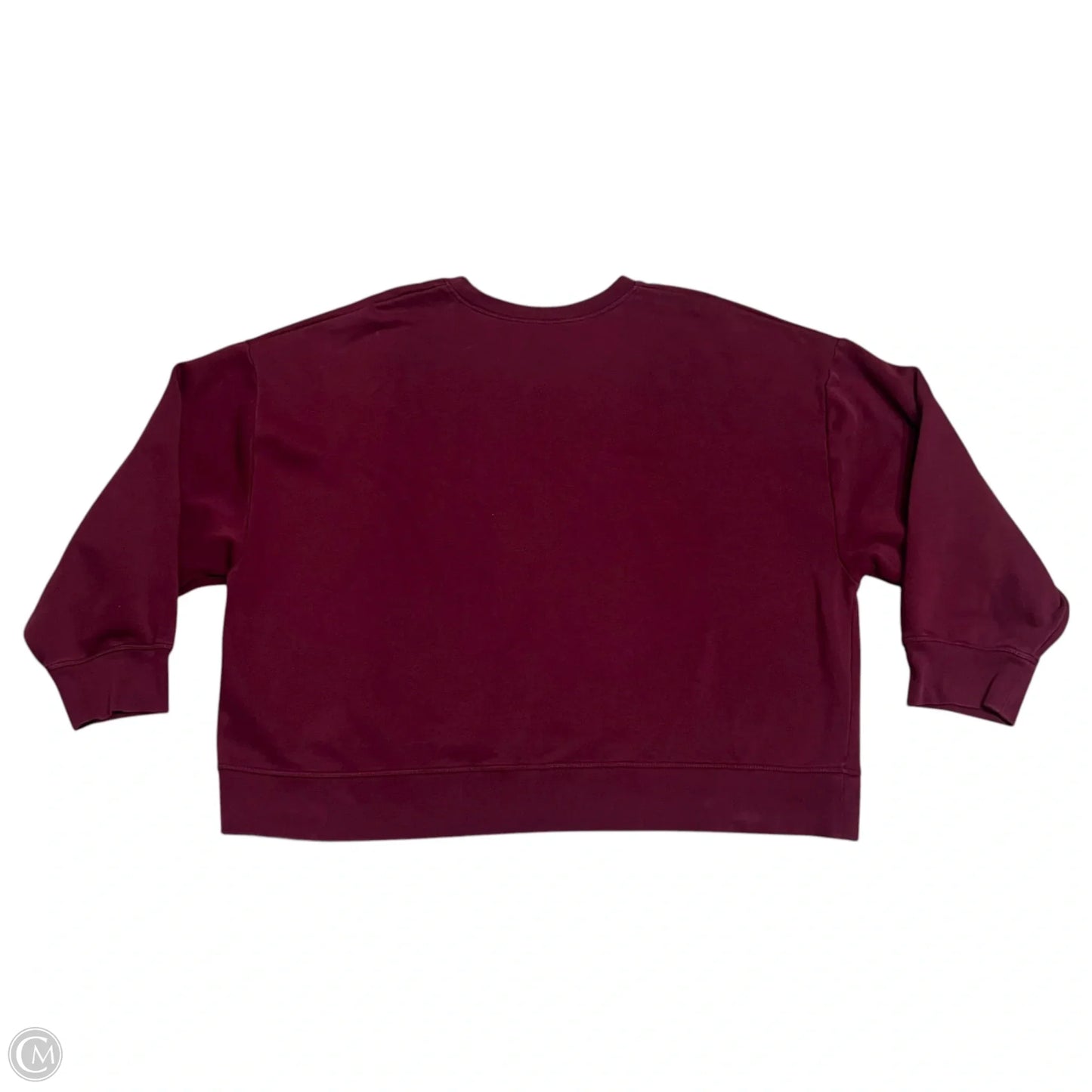 Sweatshirt Crewneck By J. Crew In Red, Size: 3x