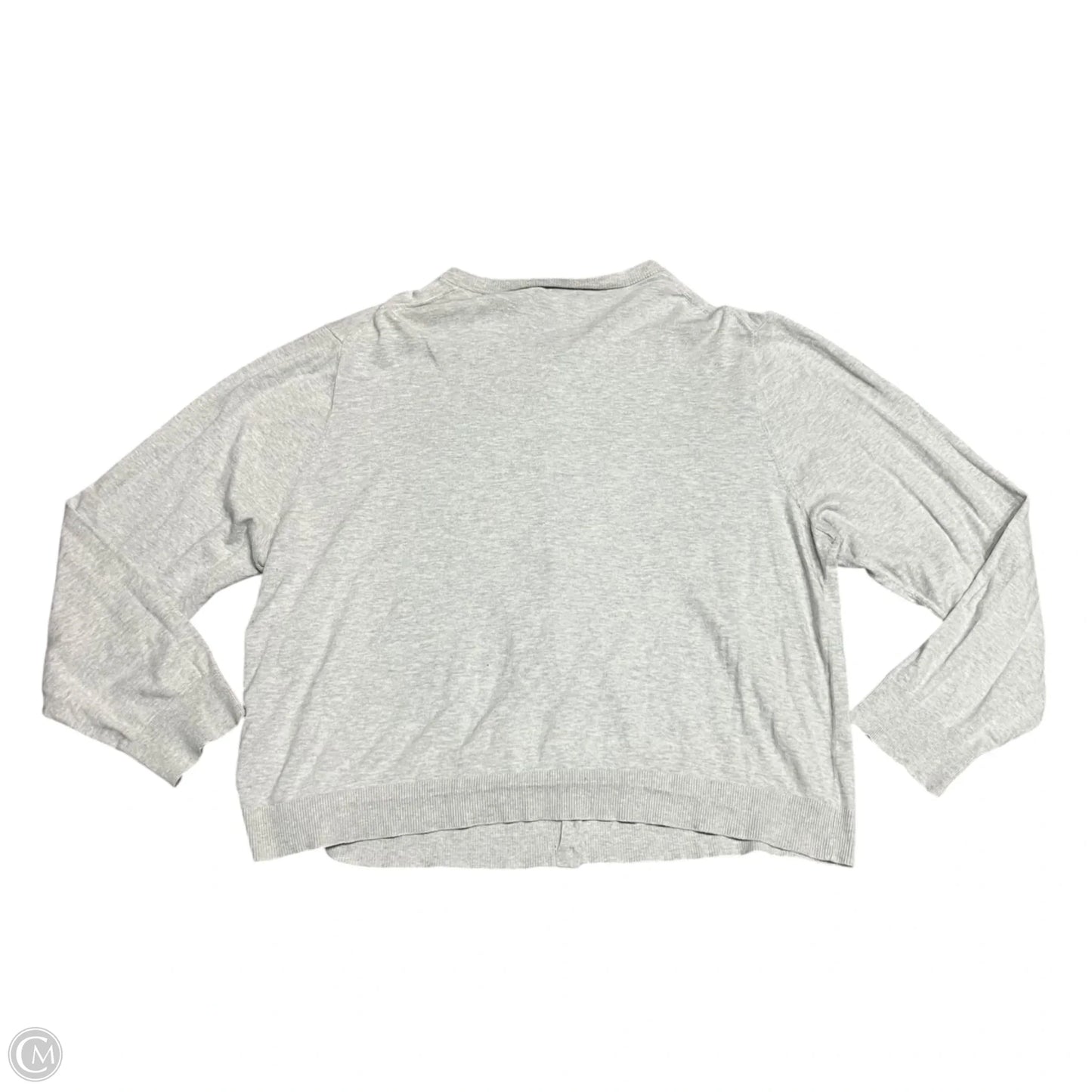 Sweater Cardigan By J. Crew In Grey, Size: 2x