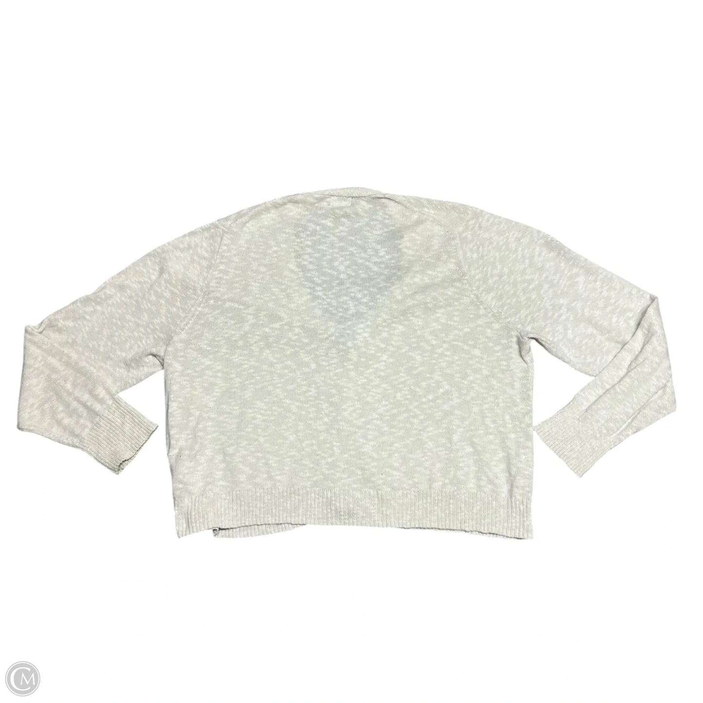 Sweater Cardigan By J. Crew In Cream, Size: 3x