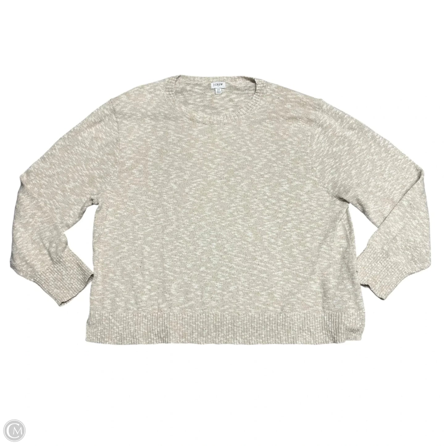 Sweater By J. Crew In Cream, Size: 2x