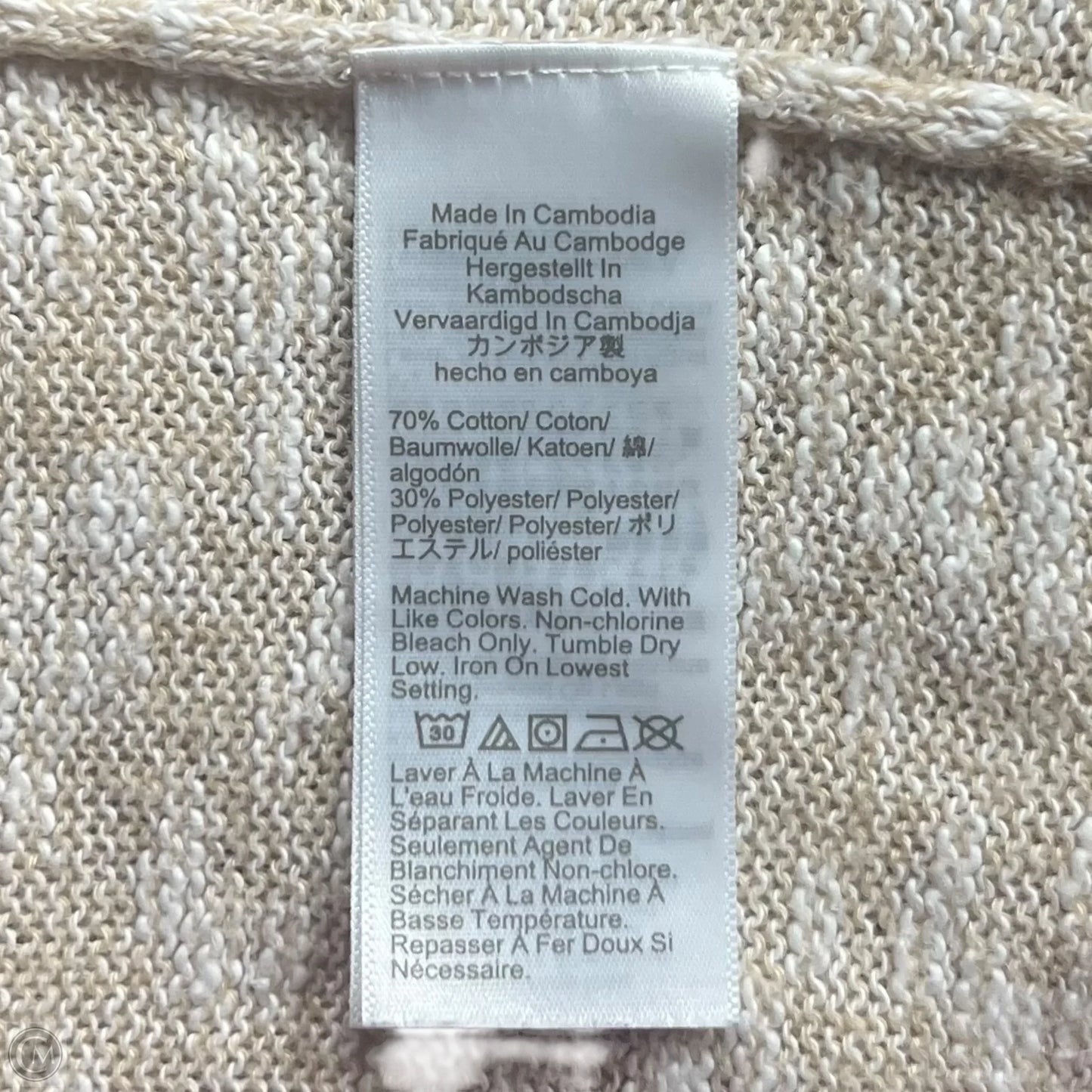 Sweater By J. Crew In Cream, Size: 2x