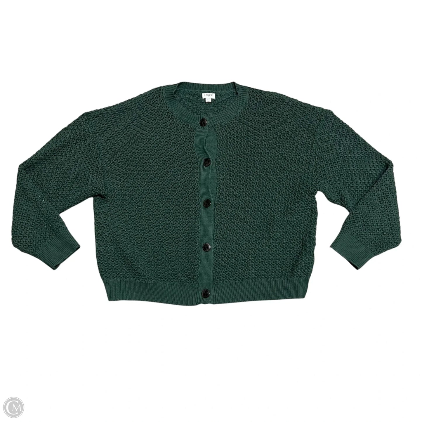 Sweater Cardigan By J. Crew In Green, Size: 3x