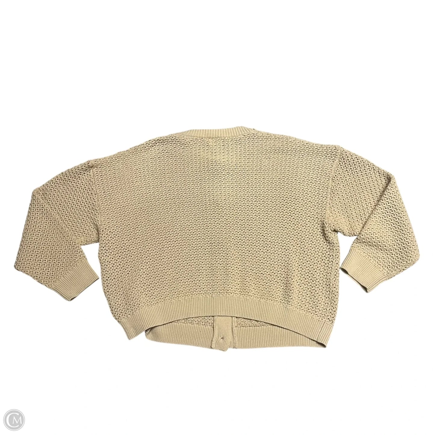 Sweater Cardigan By J. Crew In Tan, Size: 3x