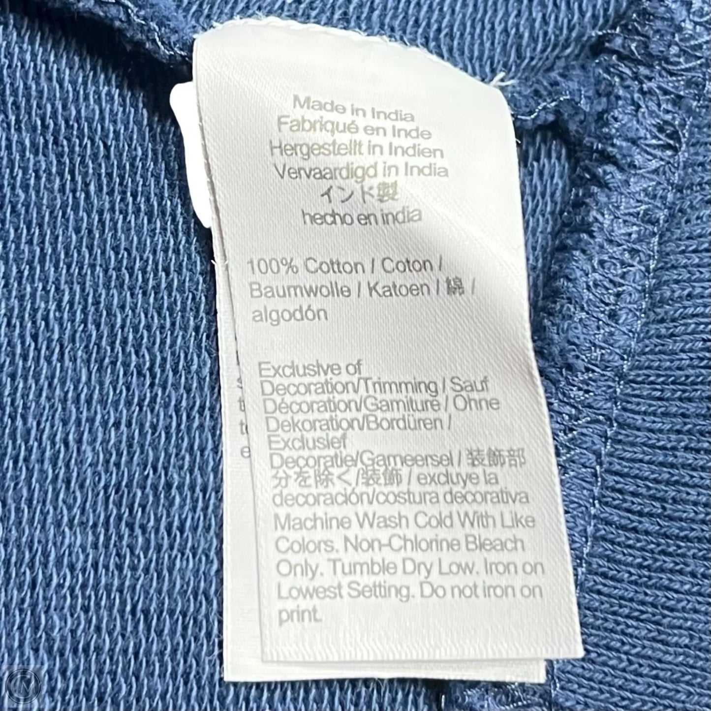 Sweatshirt Crewneck By J. Crew In Blue, Size: Xxl