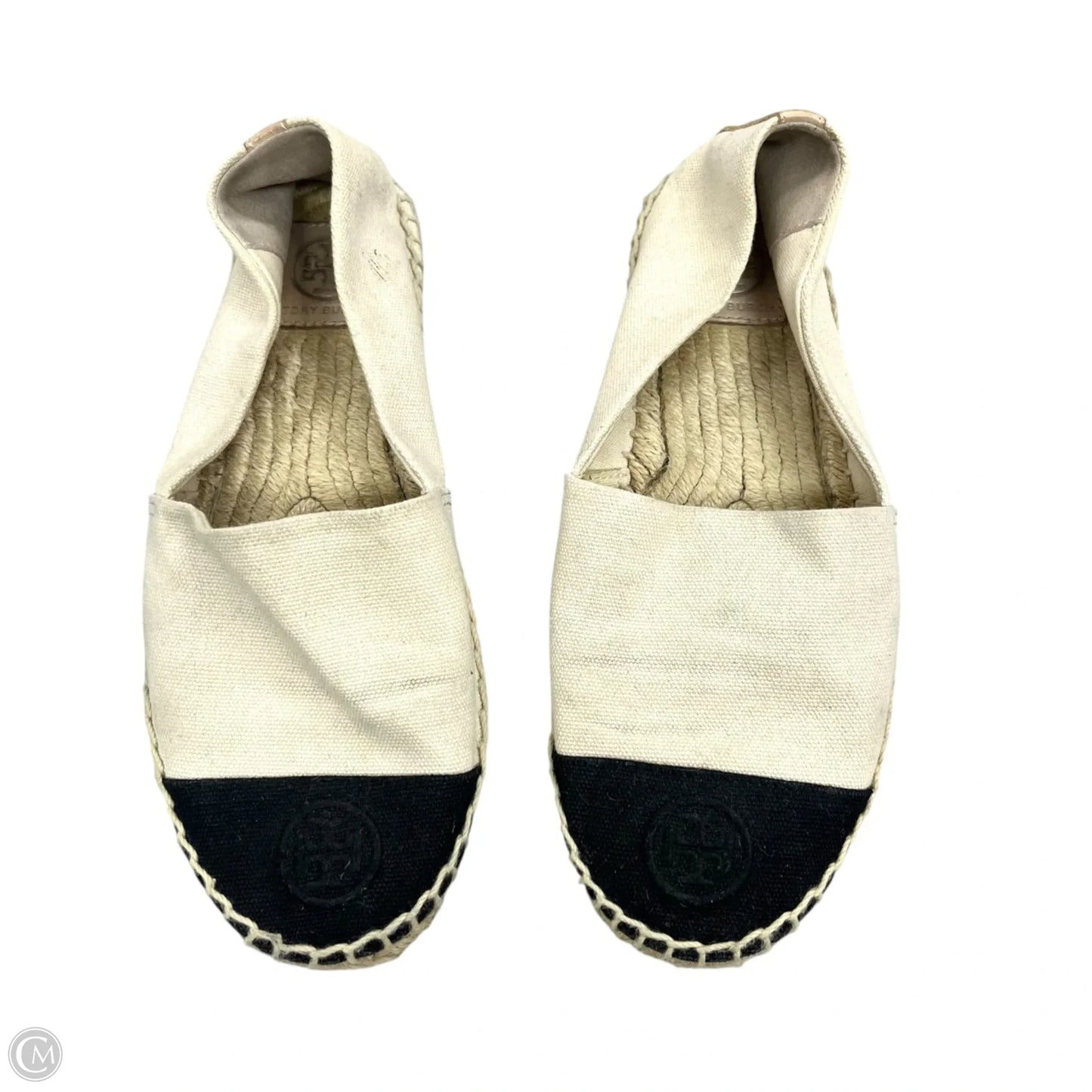 Shoes Designer By Tory Burch In Black & Cream, Size: 6.5