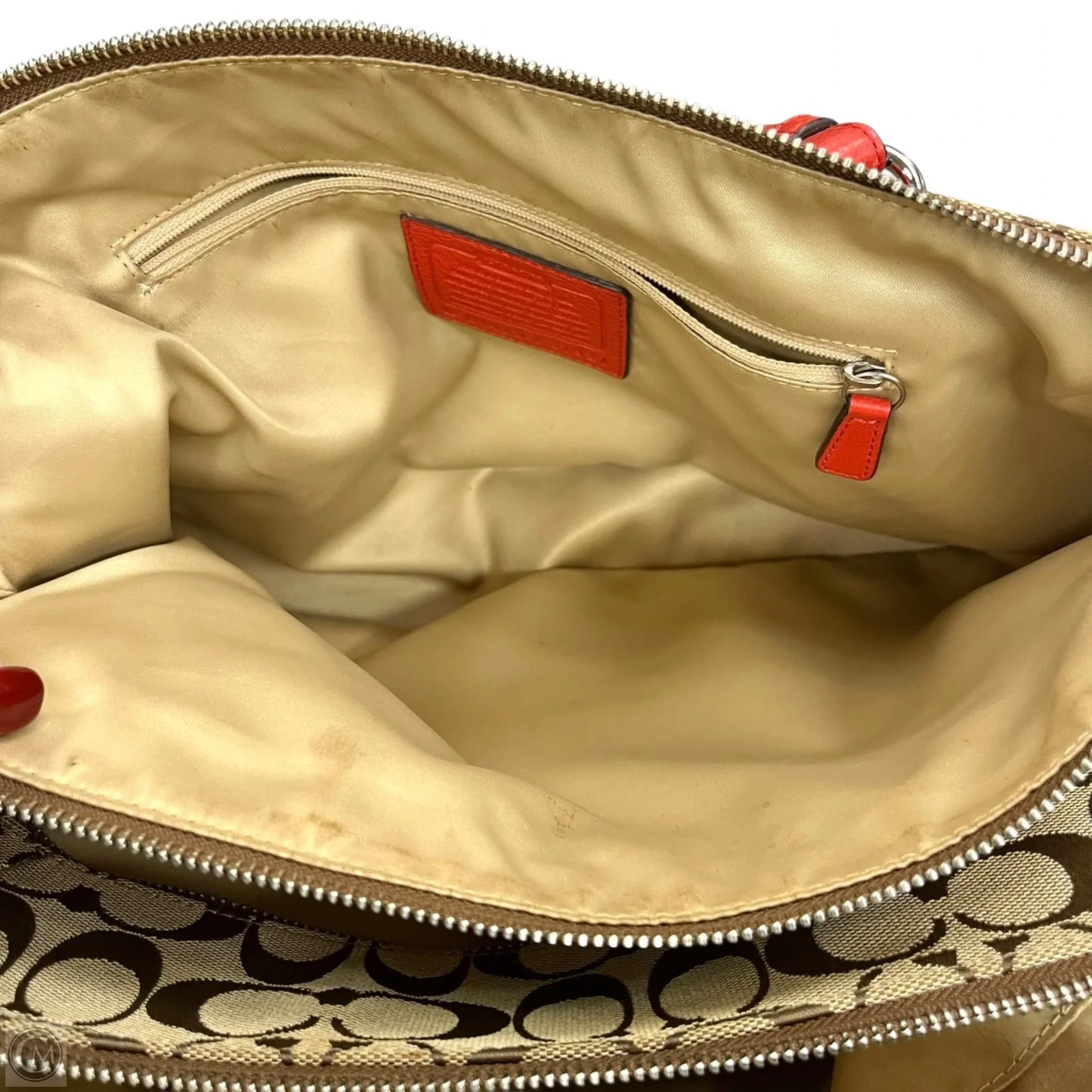 Handbag Designer By Coach, Size: Medium