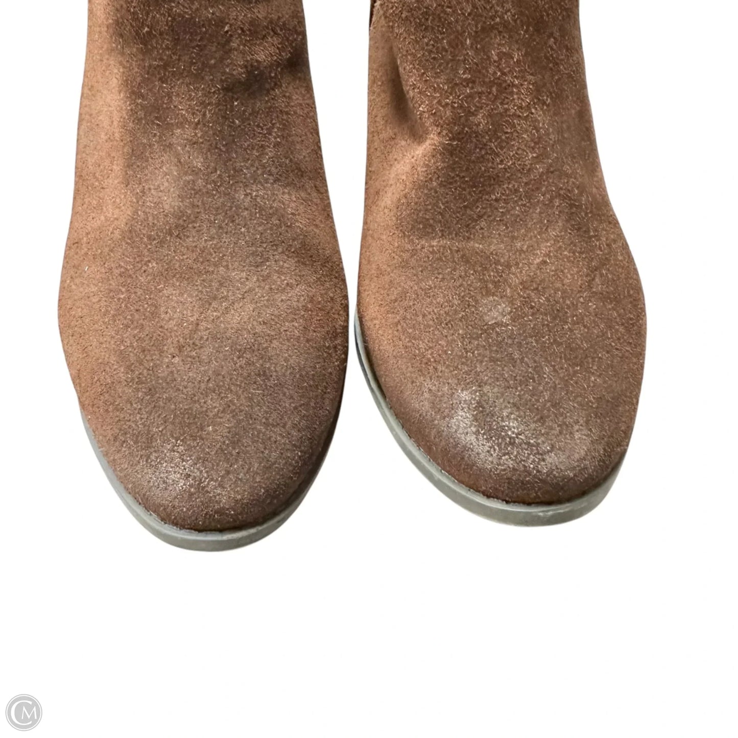 Boots Ankle Heels By Franco Sarto In Brown, Size: 13