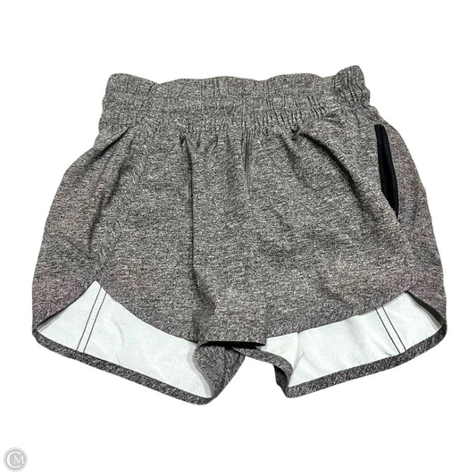 Athletic Shorts By Lululemon In Grey, Size: 4