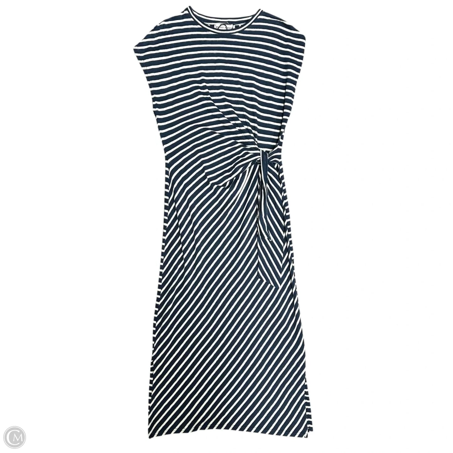 Dress Casual Maxi By A Piece Apart In Blue & Cream, Size: M