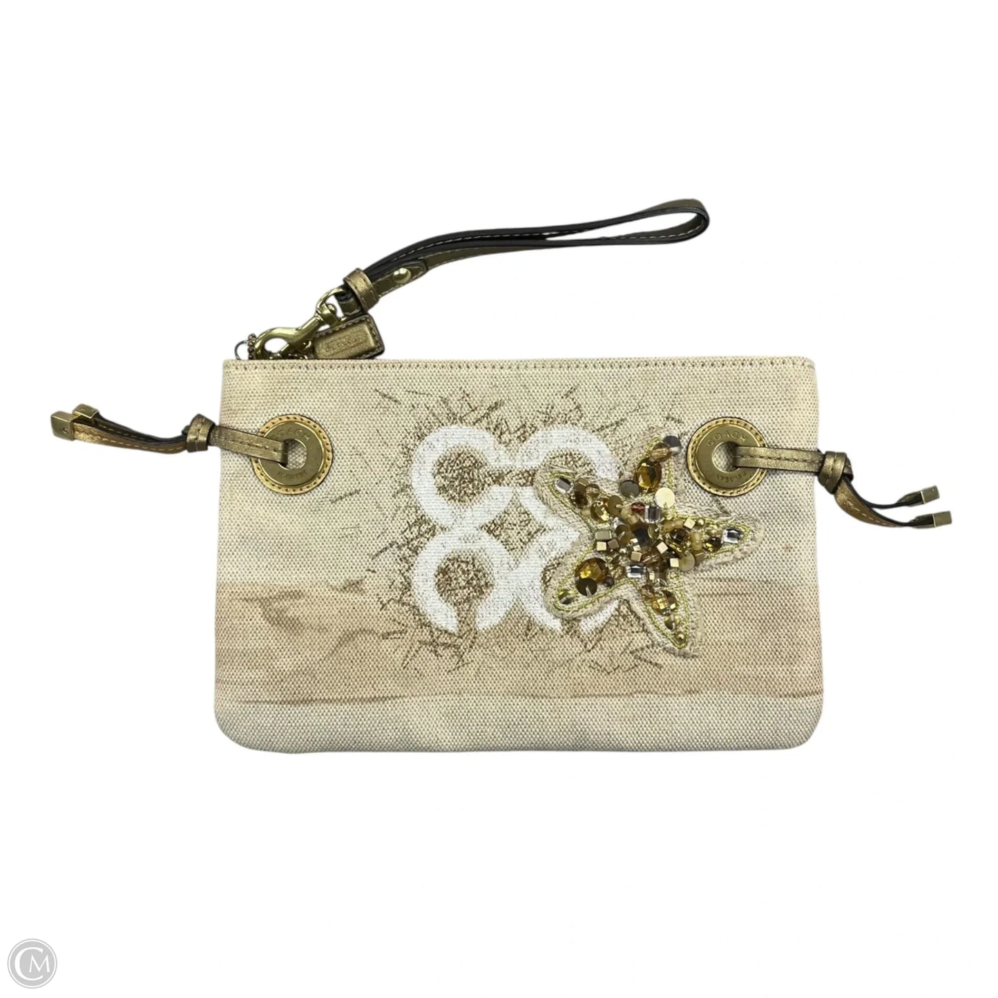 Wristlet Designer By Coach, Size: Medium