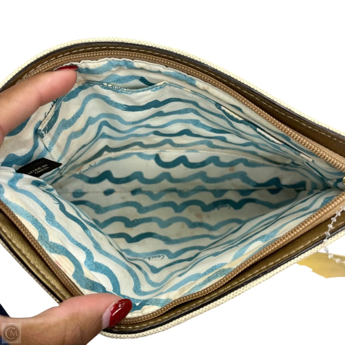 Wristlet Designer By Coach, Size: Medium