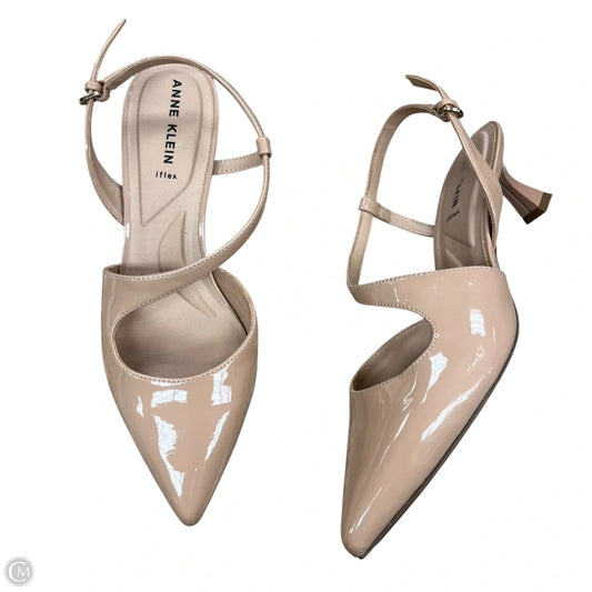 Shoes Heels Kitten By Anne Klein In Tan, Size: 9